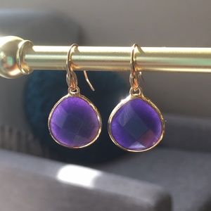 Stella & Dot Lapis Earrings